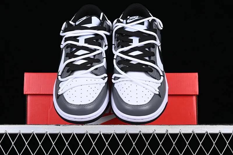 All Categories Nk SB Dunk Series Nk SB Dunk Low Low-top sneakers Nk SB Dunk Low Strap white and gray SB low-top sports and leisure sneakers DD1503-101